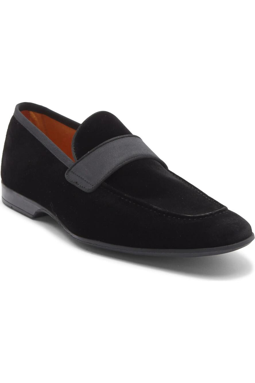 NWOB Magnnani Vince Venetian Loafer Black Mens Size 10